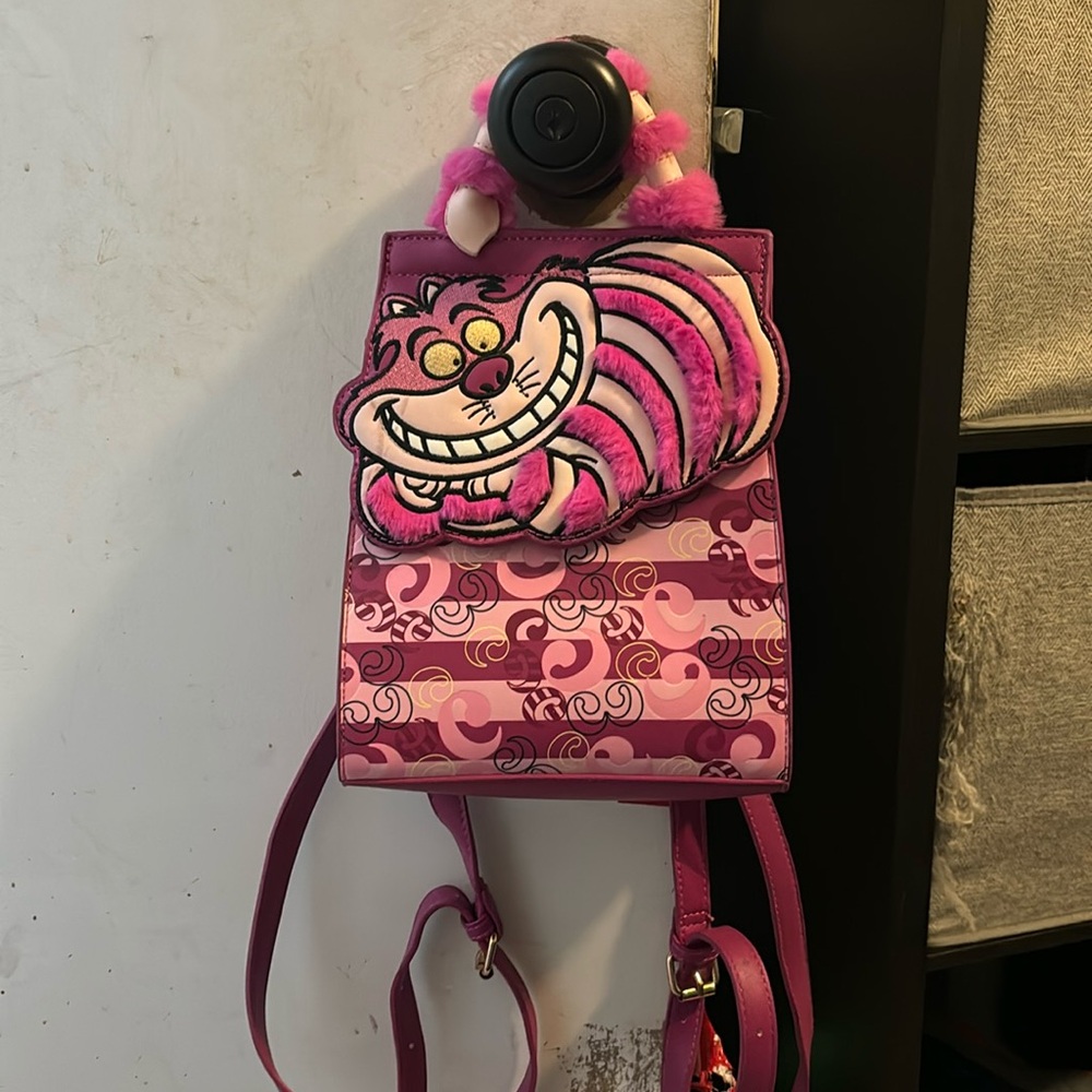 Danielle Nicole Cheshire Cat Monochrome Mini Backback